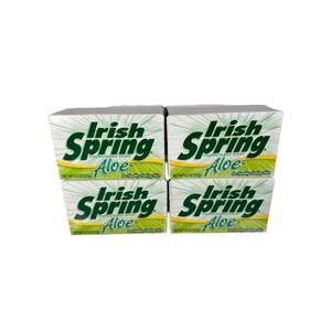 Irish Spring Aloe Soap 8 Bars Discontinued 4.5oz Each‎ Vintage 2000s Sealed